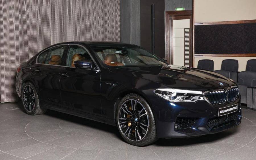 BMW M5 Azurite Black by Abu Dhabi Motors (F90) '2018